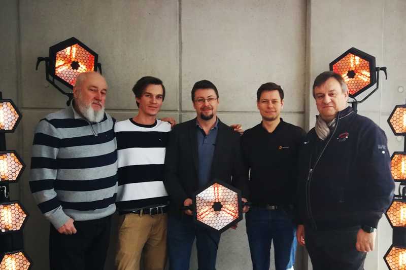 Alain-René Lantelme, Łukasz Sztejna, Jérôme Bréhard, Dominik Zimakowski and Xavier Drouet