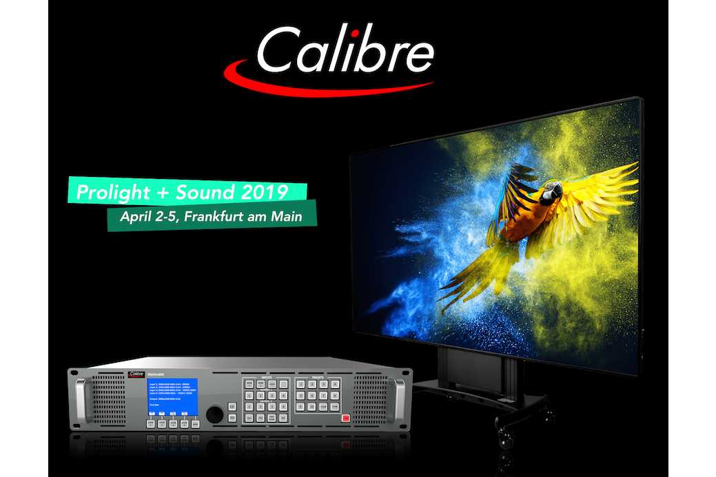 Calibre is unveiling the HQPro 4K scaler-switcher range and the AIO LED display