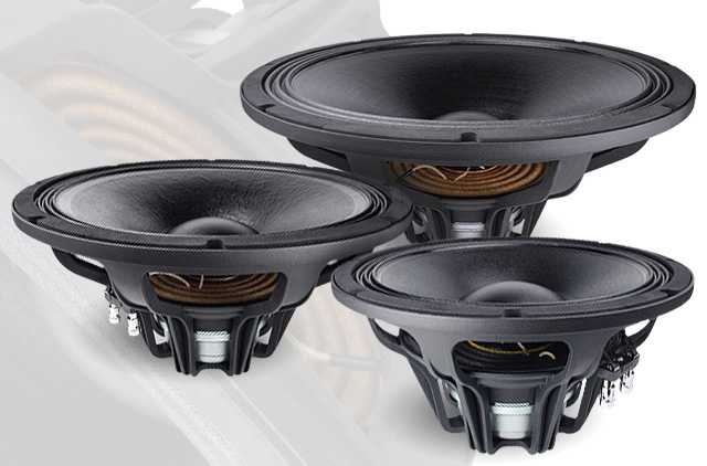 The FX600 woofers are designed to cover multi-purpose application pro market needs