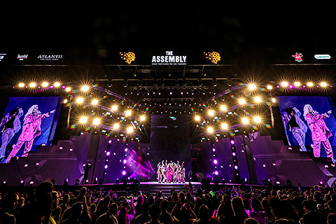 The event, which was held at the 15,000-capacity Dubai Media City Ampthitheatre