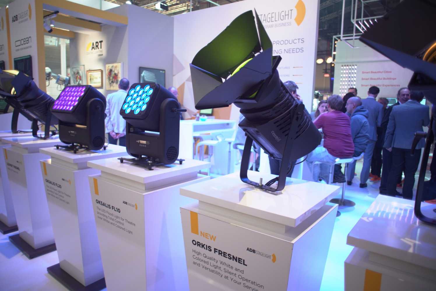 The Orkis is ADB’s new colour LED fresnel