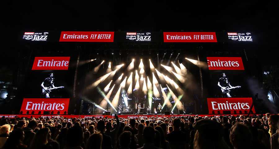 The Dubai Jazz Festival was staged at Dubai’s Media City Amphitheatre (photo: Ob Panakal)