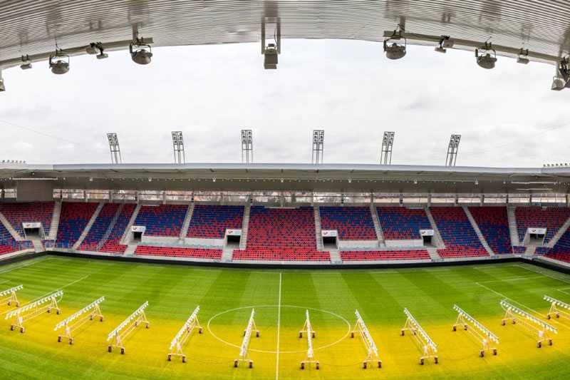 The stadium is primarily used for football matches