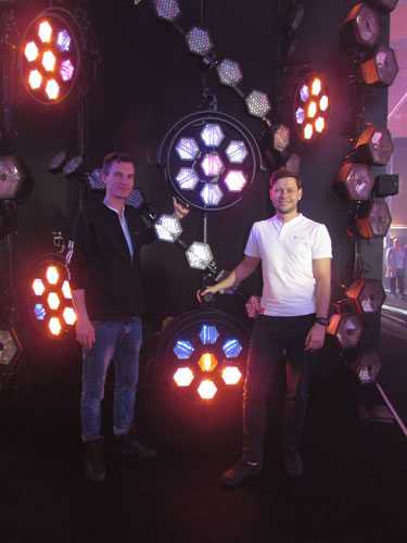 Portman Lights Łukasz Sztejna and Dominik Zimakowski with the new P1 mini LED