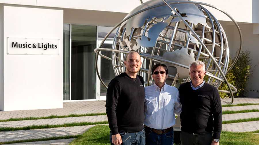 From left: Fabio Sorabella (Music & Lights), Louis Teo (Lighting & Sound Distribution) and Paolo Albani (Music & Lights)