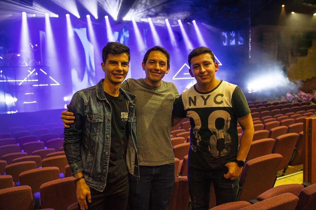 El Lugardeso Presencia Bogota crew - Diego Romero, David Zamora and Andres Bustos (photo: Louise Stickland)