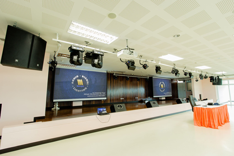 The university hired Mahajak Development to supply an end-to-end Harman networked AV system