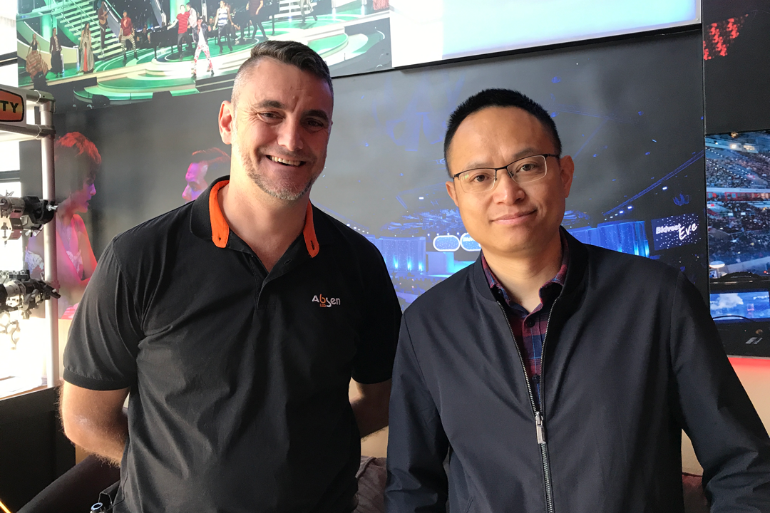 Schalk Botha (DWR) and Ricky Qiu (Absen)