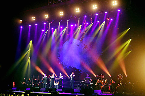 Il Divo is being supported by a versatile lightshow anchored by Chauvet Professional fixtures (photo: Denise Truscello)