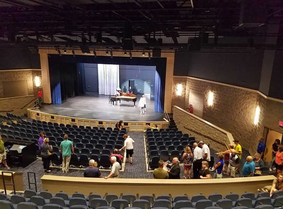 The new auditorium at Howards Grove High School