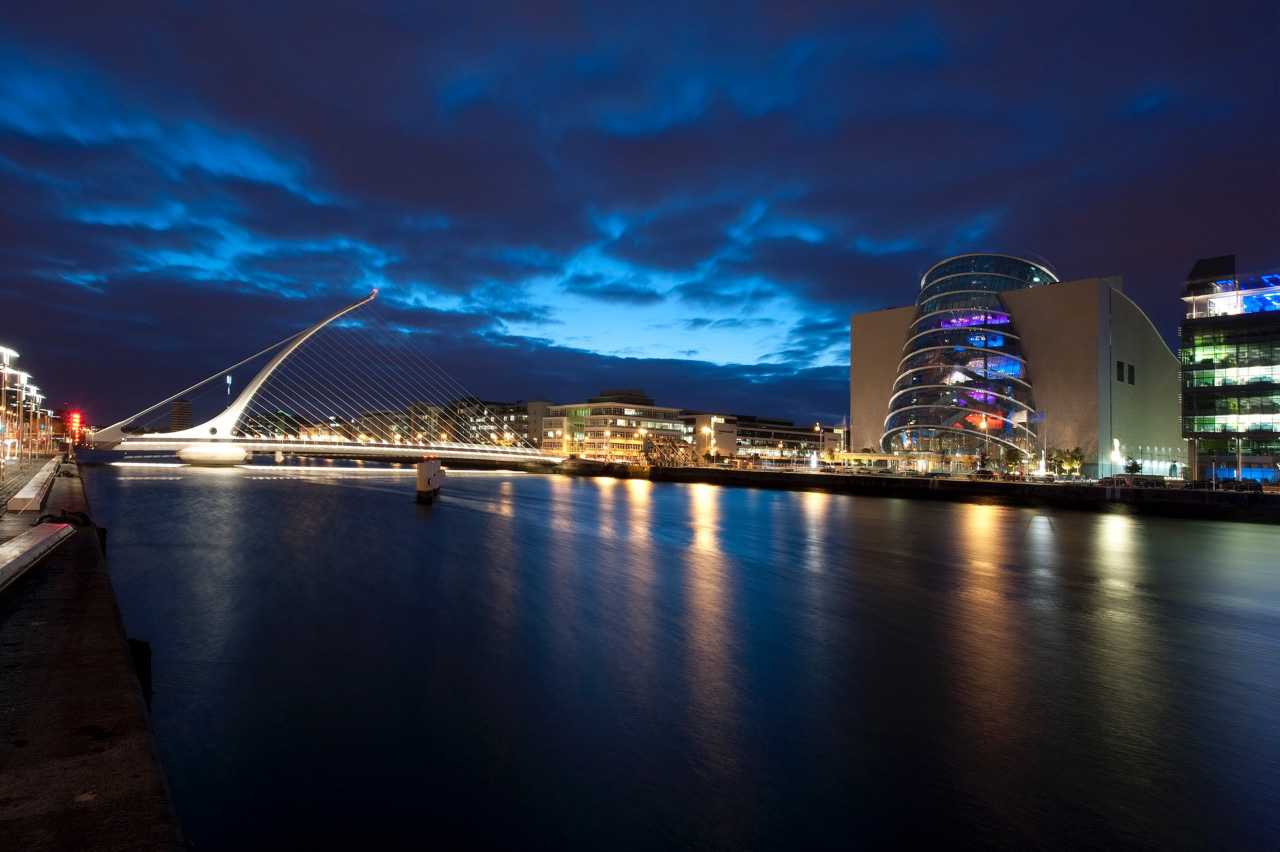 The convention centre has become a landmark on the Dublin skyline