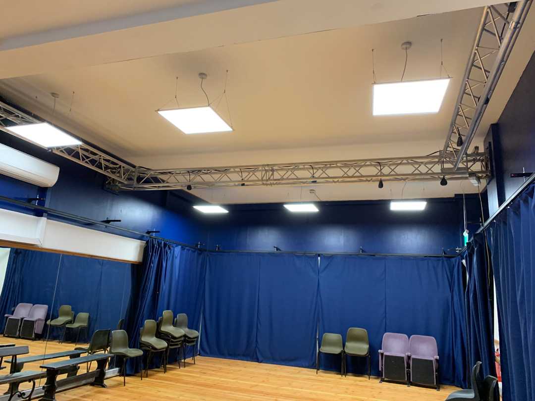 A new studio space has been created in addition to the main auditorium