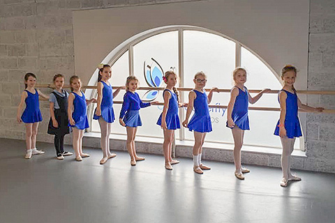 The Blue Butterfly Dance Company recently opened new studios