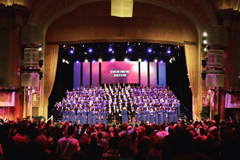 The six-time Grammy winning Brooklyn Tabernacle Choir perform regularly
