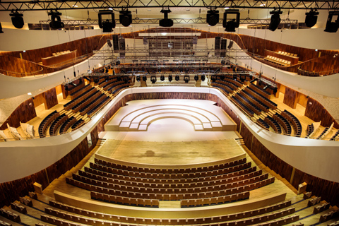 Zaryadye’s 1,600-seat Philharmonic auditorium