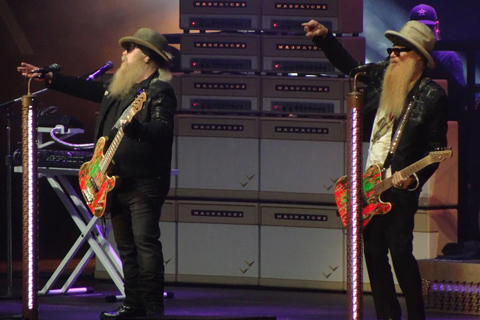 ZZ Top’s Dusty Hill and Billy Gibbons kick off the band’s 50th anniversary world tour