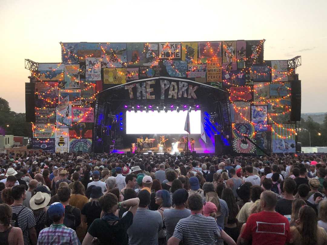 At the Park Stage, a MagicQ MQ500 Stadium served as the main desk