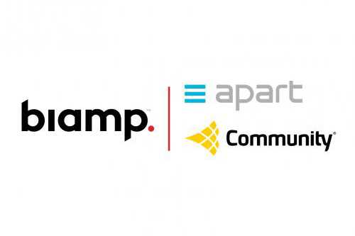 Community Loudspeakers and Apart Audio will join Biamp as product families within the company's portfolio