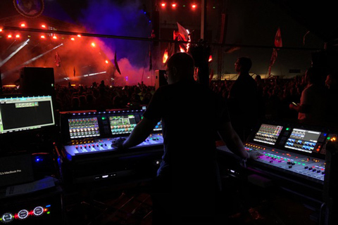 Raph Williams used a pair of Soundcraft Vi2000 desks at FOH