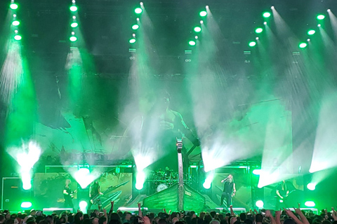 Amon Amarth was one of three bands that opened up for Slayer