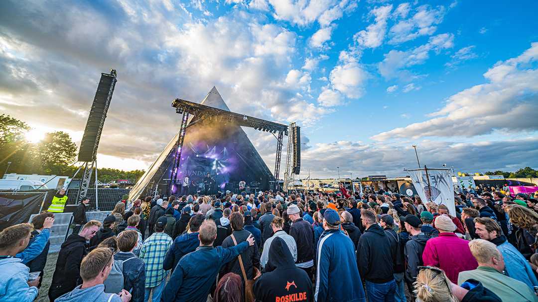 The Roskilde Festival, now in its 49th year, is massive in scale