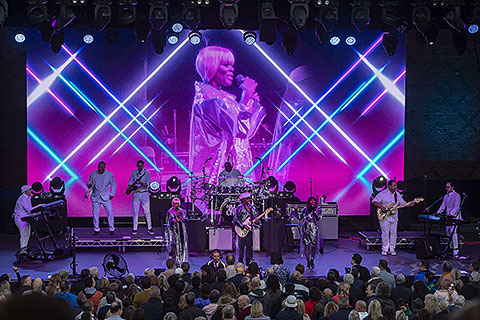 The line-up included Kylie Minogue, Nile Rodgers & Chic, Tears for Fears and The Jacksons (photo: Lindsay Cave)