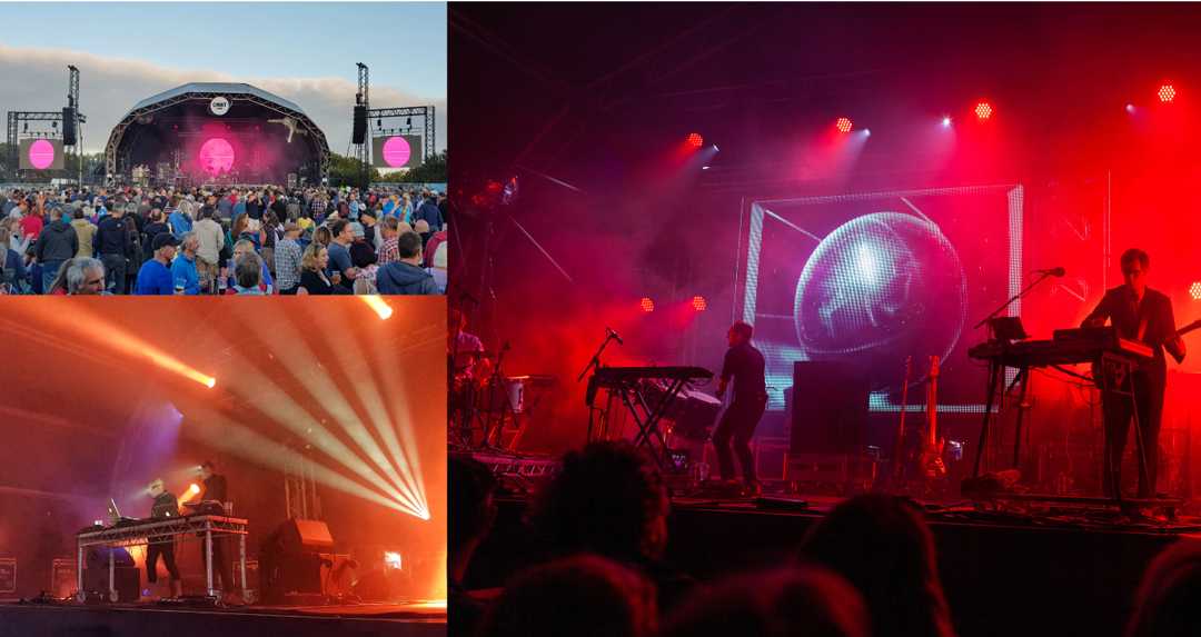 The one-off event was held at Cornwall’s Goonhilly Earth Station I Left images © Frank Gane; main image © @LeeJPalmer