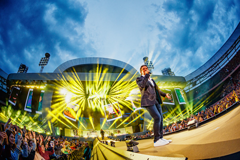 Marco Borsato played five sold-out stadium shows at De Kuip in Rotterdam