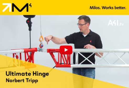 Norbert Tripp explains the benefits of the Ultimate Hinge
