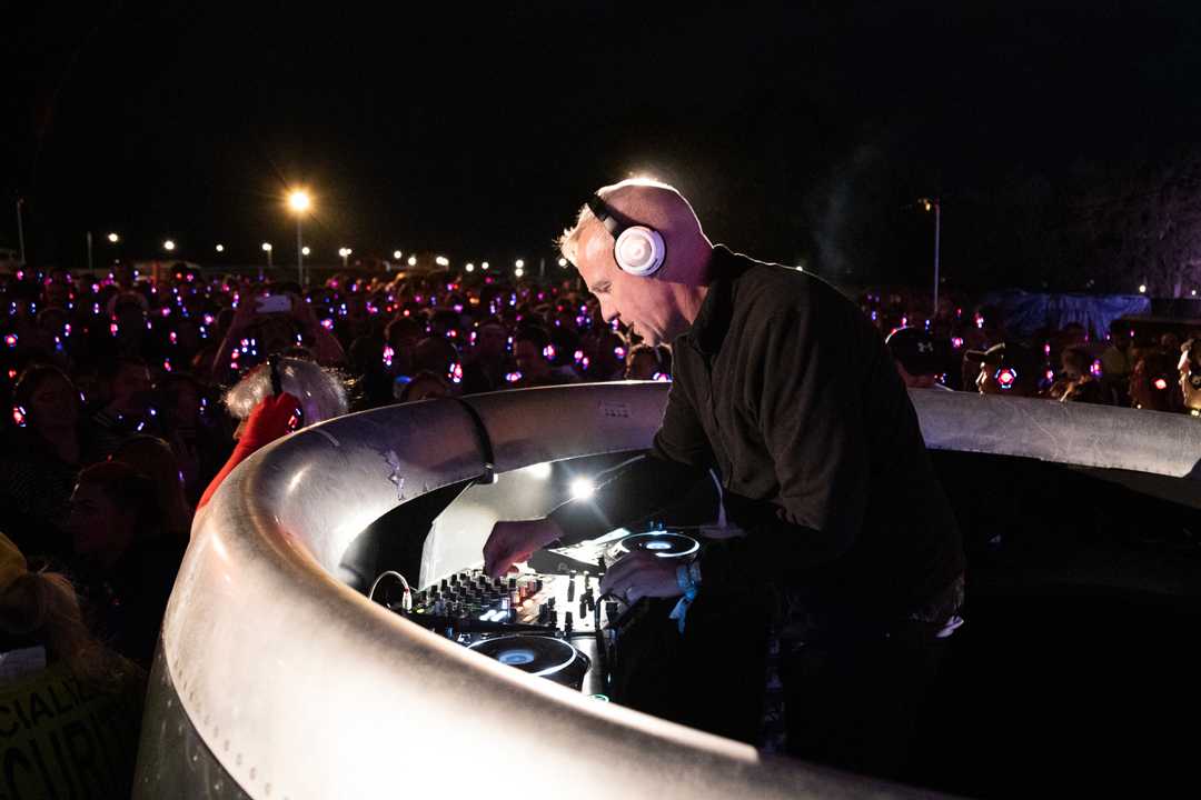 The film was followed by a live 45-minute DJ set from Fatboy Slim