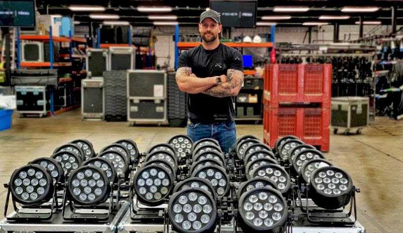 Fisher Hires required a cost-effective LED par that would match its high-end inventory