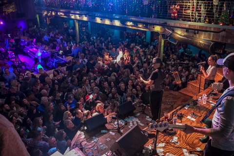 The entire venue holds about 2,000 guests, with up to 600 in the main room and mezzanine (photo: Josh Hastick)