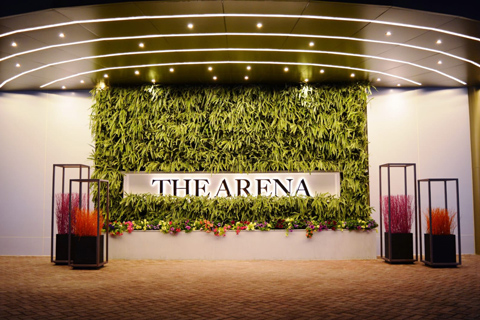 The Arena is designed to host all types and styles of gatherings and events