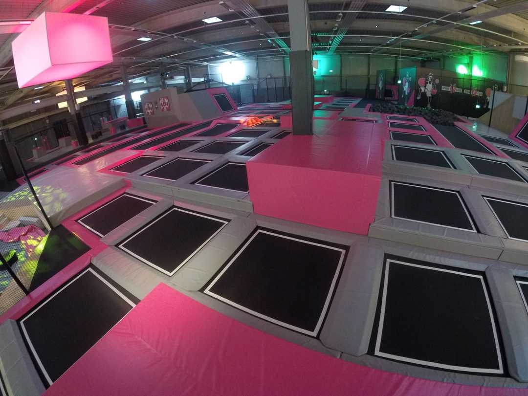 The 4,000sq.m park is the largest trampoline venue in Northern Germany