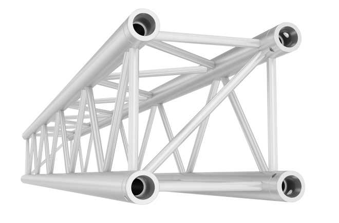 The truss is designed for medium-duty structural requirements