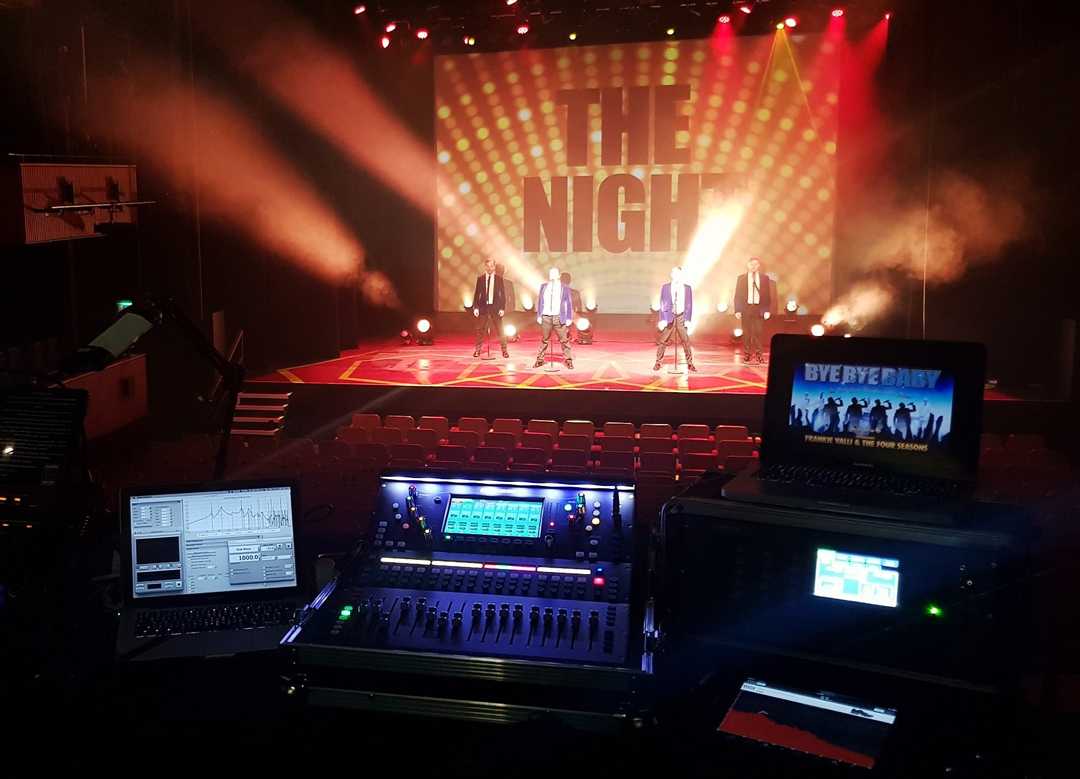 The Allen & Heath SQ digital mixing system in action