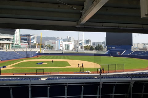 Changwon NC Park is a 22,000-seat baseball stadium which opened in 2019