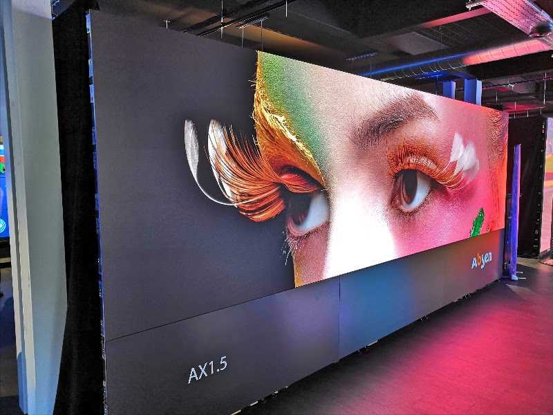 Absen’s Aries AX1.5, the company’s latest mini-LED display