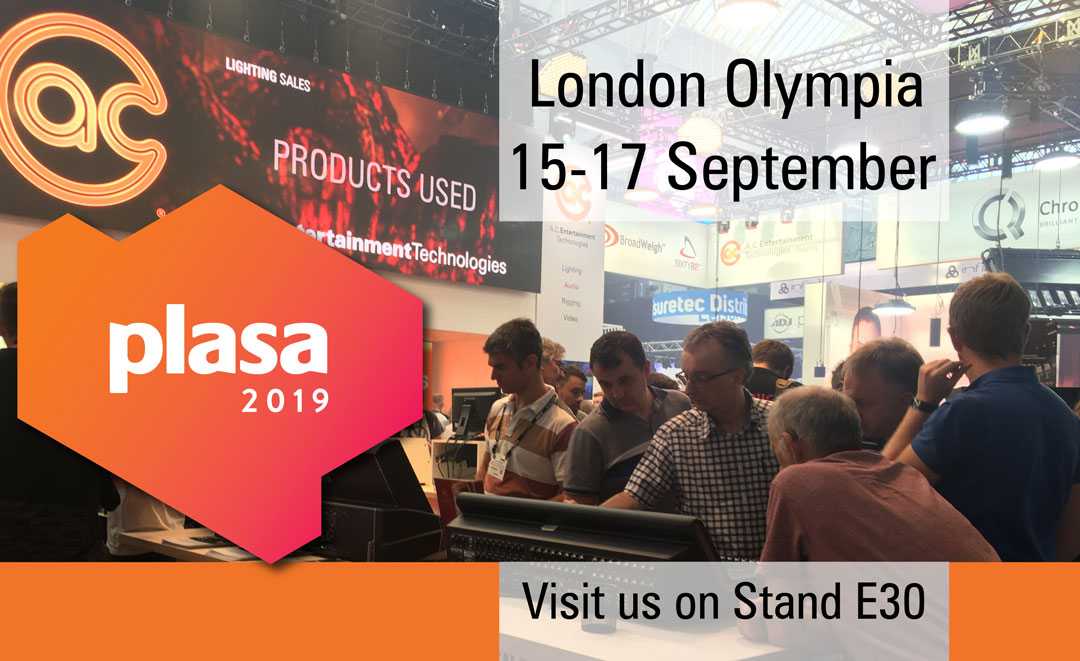 The stand will feature at least six products which have been nominated for the PLASA Awards for Innovation 2019