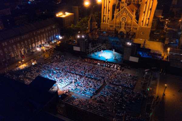 Aida from the air