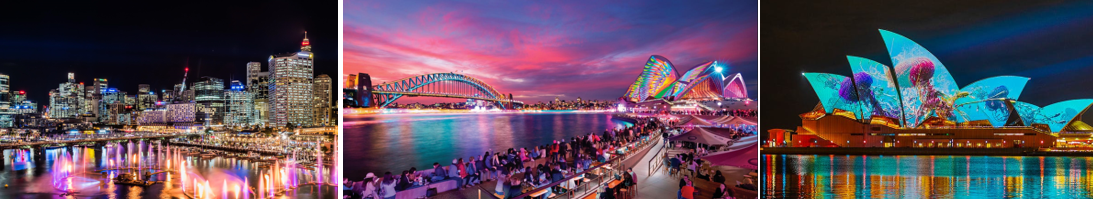 Vivid Sydney is the largest festival of light, music and ideas in the Southern Hemisphere