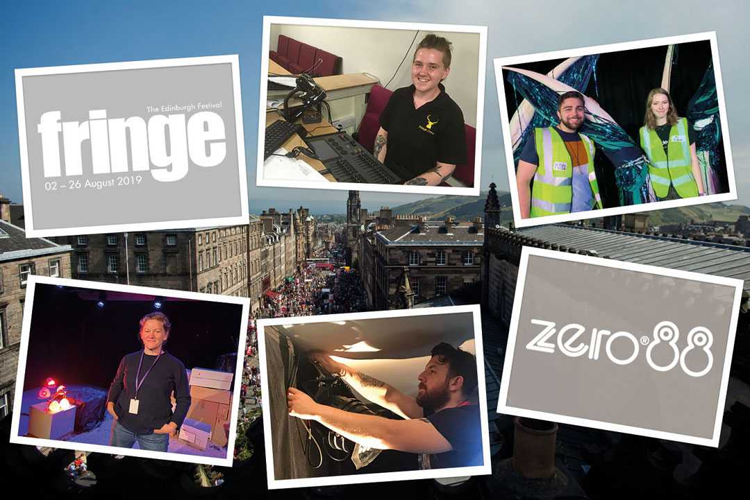 Over 100 different Zero 88 consoles were in action site-wide at this year’s Edinburgh event