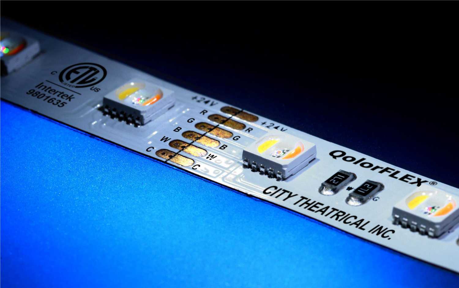 The QolorFLEX LED Tape line includes 45+ high quality tape options