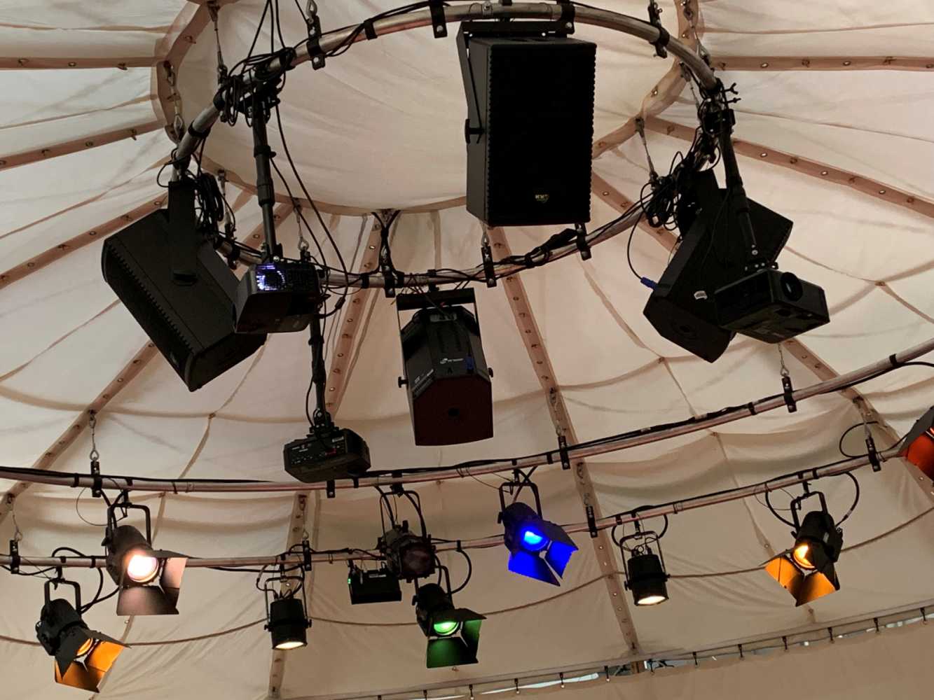 The installation included seven EX10 compact active loudspeaker systems from KV2 Audio