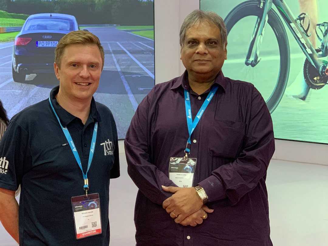 Richard Brown of 7thSense with Nainesh Vora of Image Engineering
