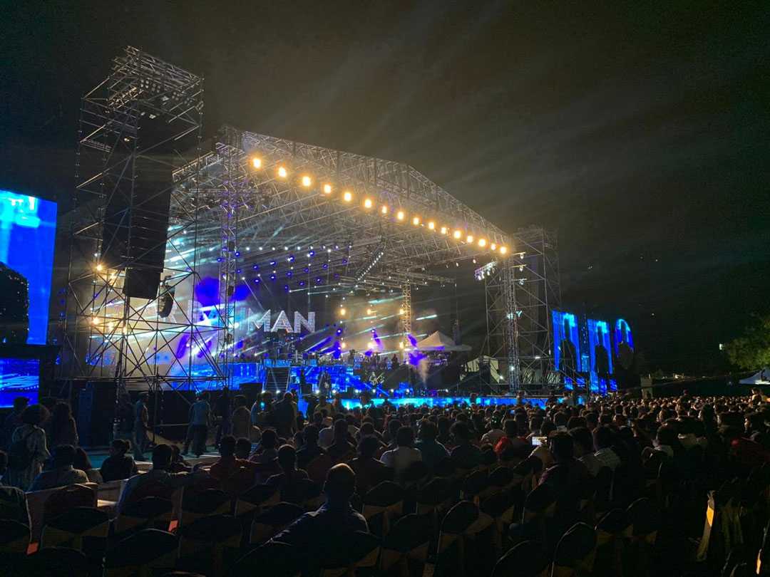 A.R. Rahman drew a massive crowd for a concert in his home city of Chennai