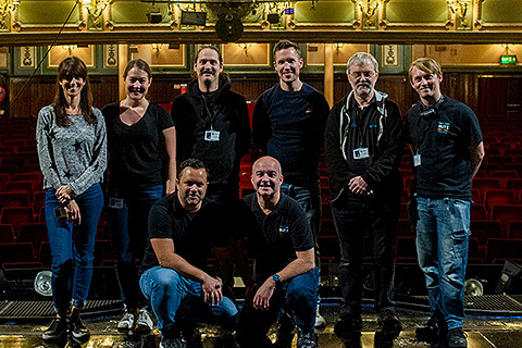 Blitz’s theatre sound team installed a Sennheiser radio mic system at the production’s home of Her Majesty’s Theatre