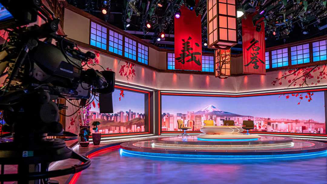 ITV’s Rugby World Cup 2019 studio in Maidstone
