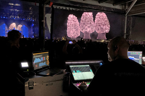 FOH engineer Nathan Lettus used the L200 during Calvin Harris' Ibiza residency
