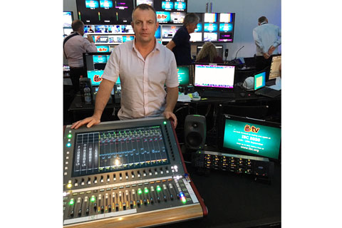 Pete Craigie IBC TV Sound Supervisor with the CDC five